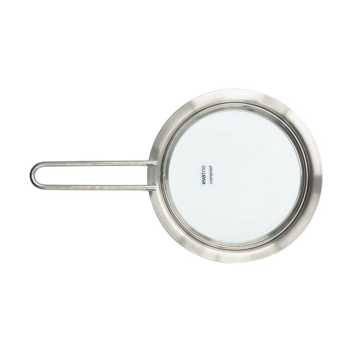Eva Trio tampa de vidro com aro de aço inoxidável reciclado, Ø13 cm Eva Solo
