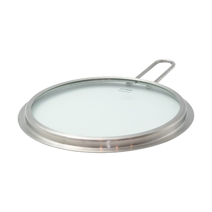 Eva Trio tampa de vidro com aro de aço inoxidável reciclado, Ø20 cm Eva Solo