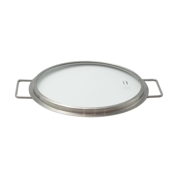 Eva Trio tampa de vidro com aro de aço inoxidável reciclado, Ø24 cm Eva Solo