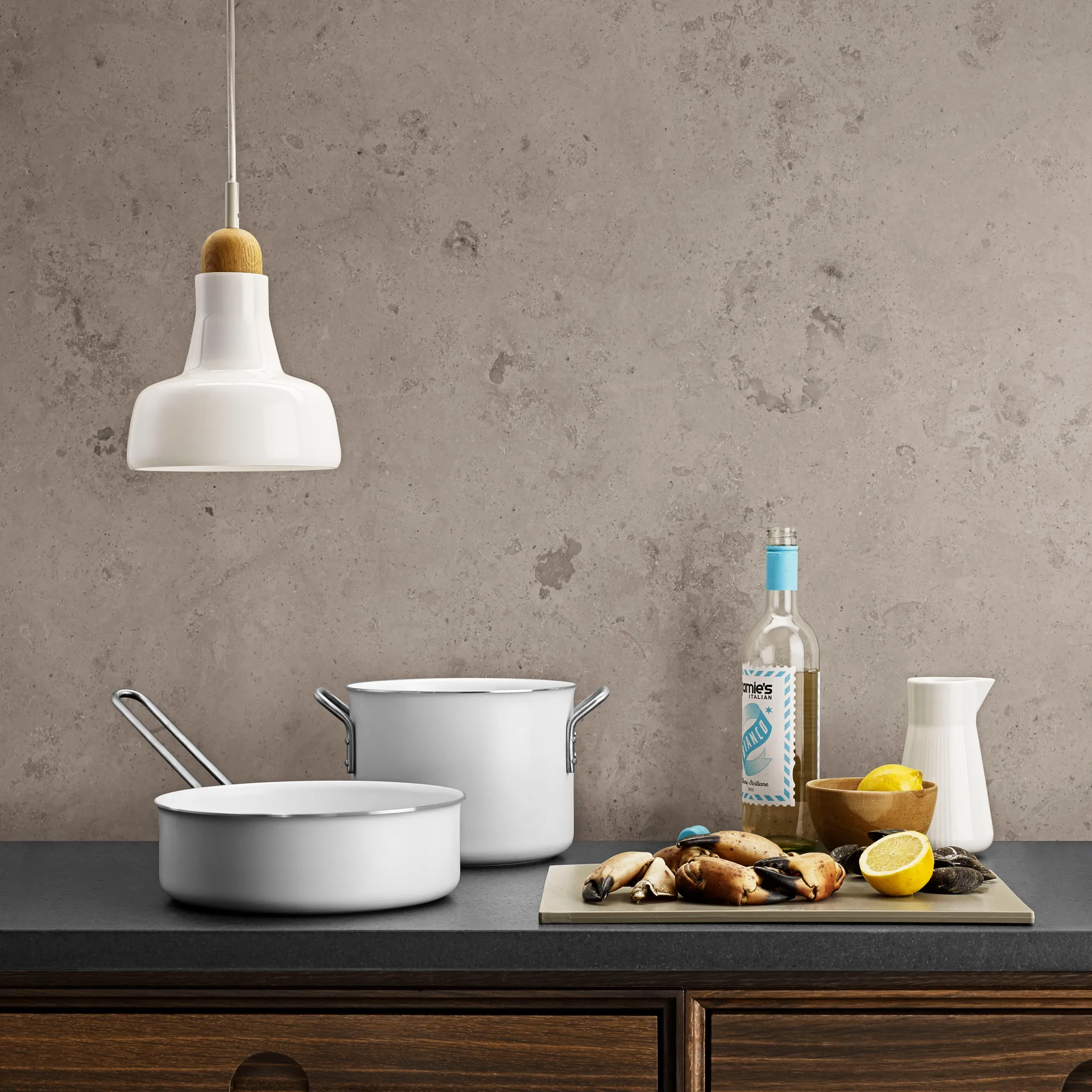 Frigideira de saltear Eva Trio White Line, 24 cm Eva Solo