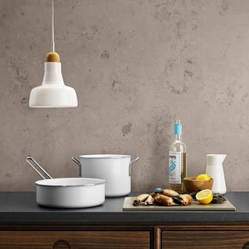 Frigideira de saltear Eva Trio White Line - 24 cm - Eva Solo