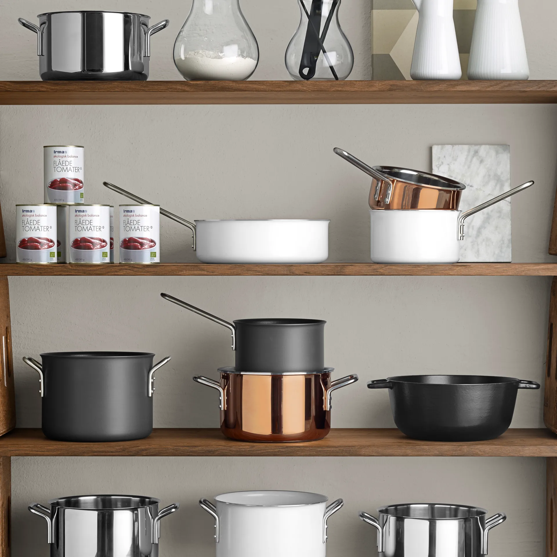 Frigideira de saltear Eva Trio White Line, 24 cm Eva Solo