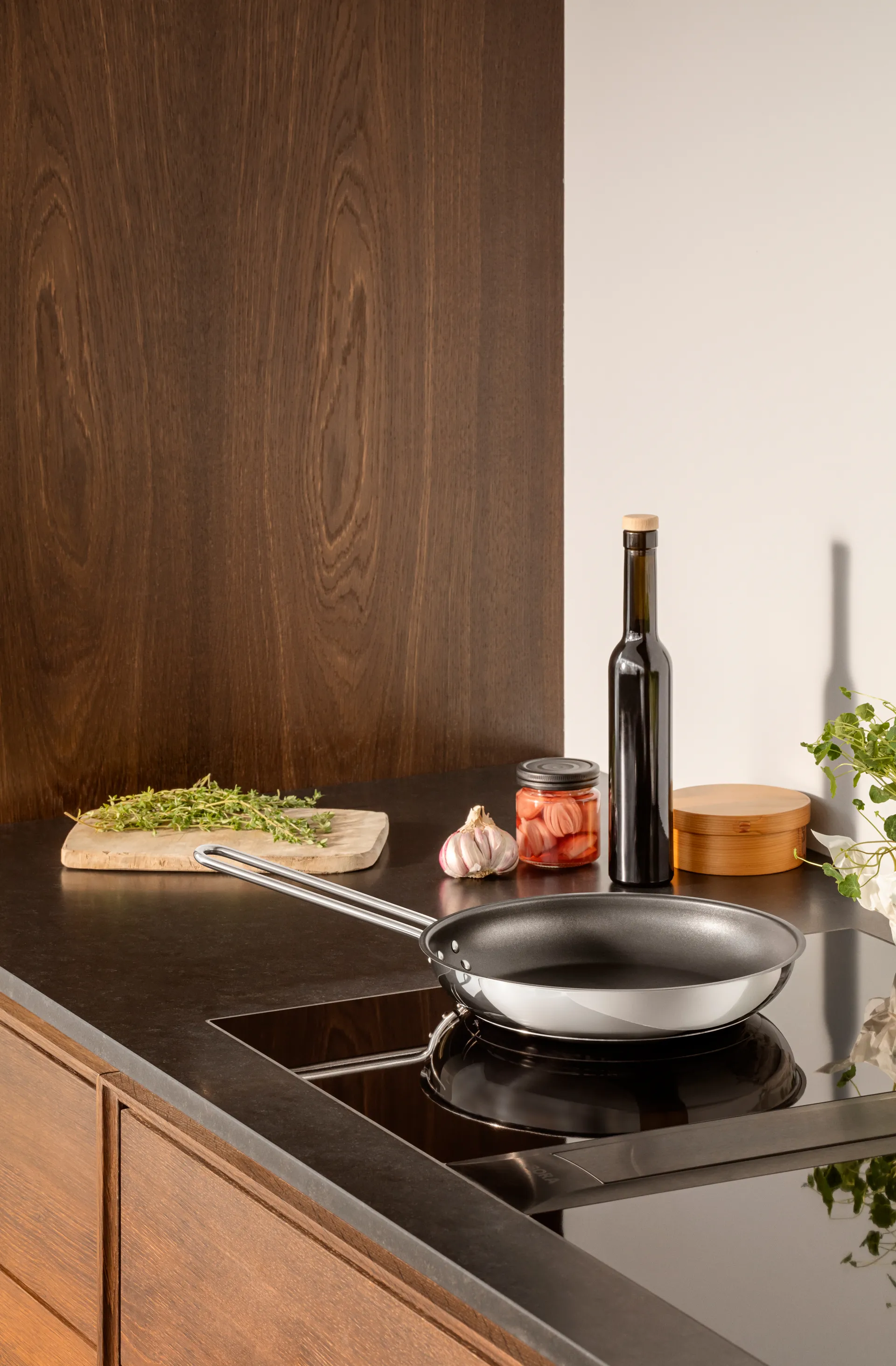 Frigideira Eva Trio Stainless Steel Slip-Let, 24 cm Eva Solo