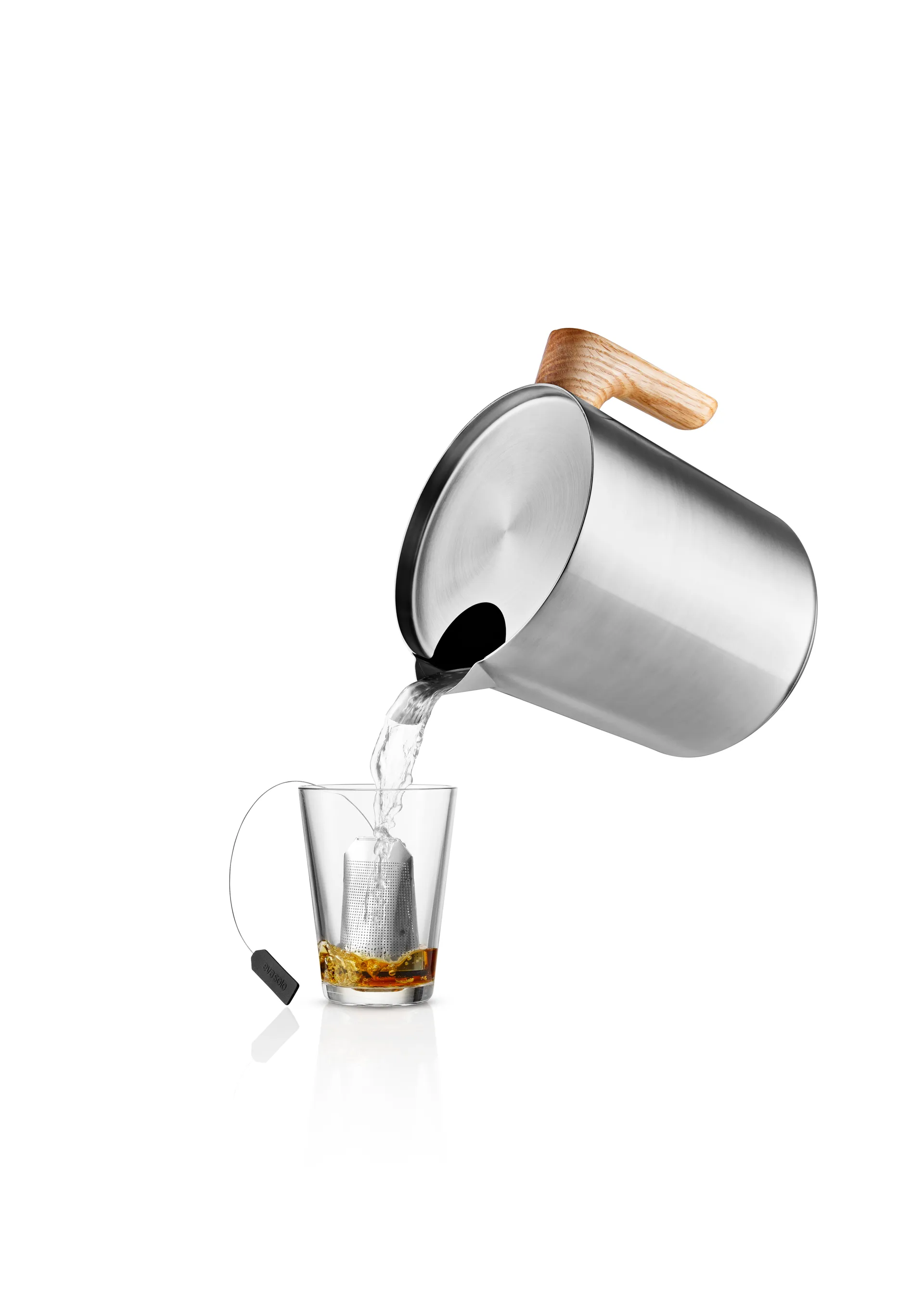 Nordic kitchen chaleira de indução 1 L, Aço escovado Eva Solo