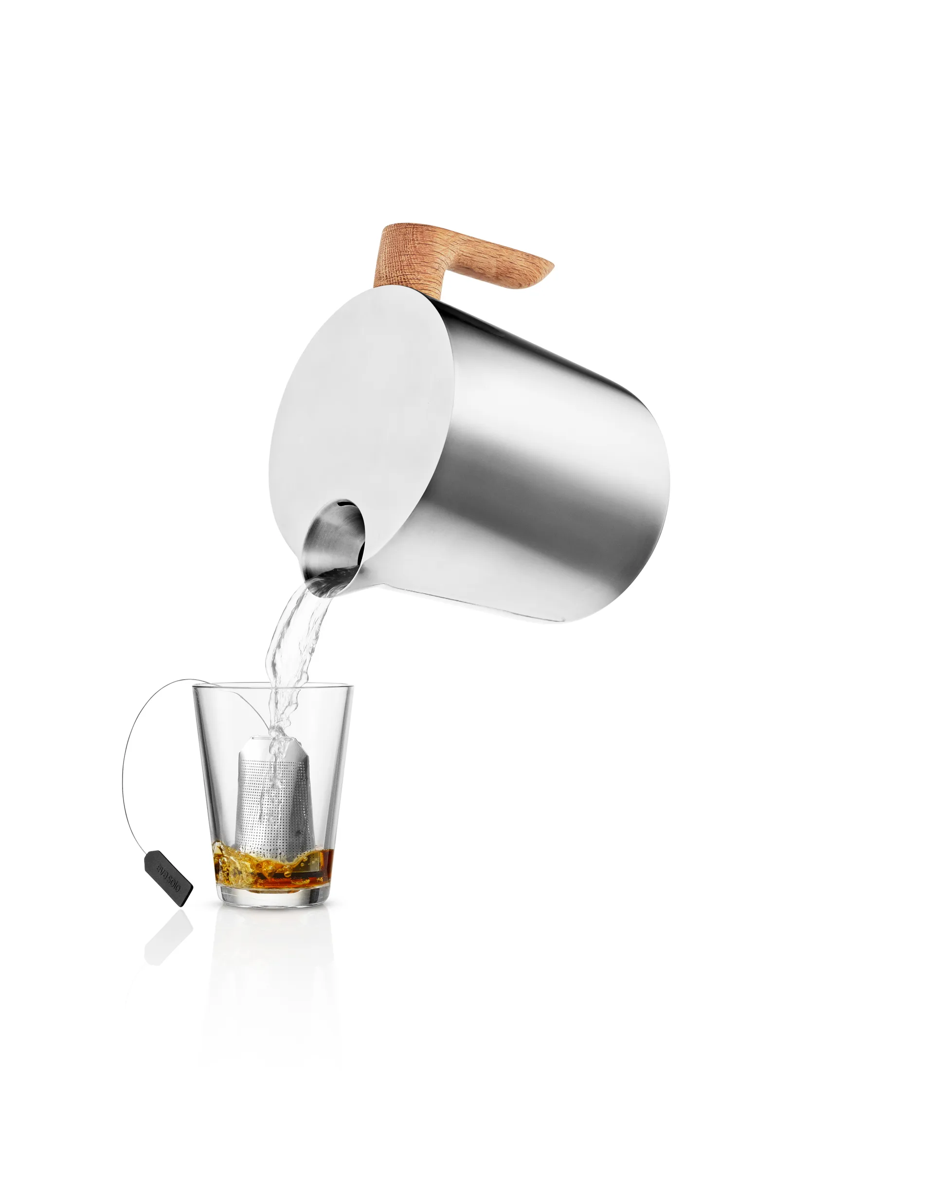 Nordic kitchen chaleira de indução 1 L, Aço inoxidável Eva Solo