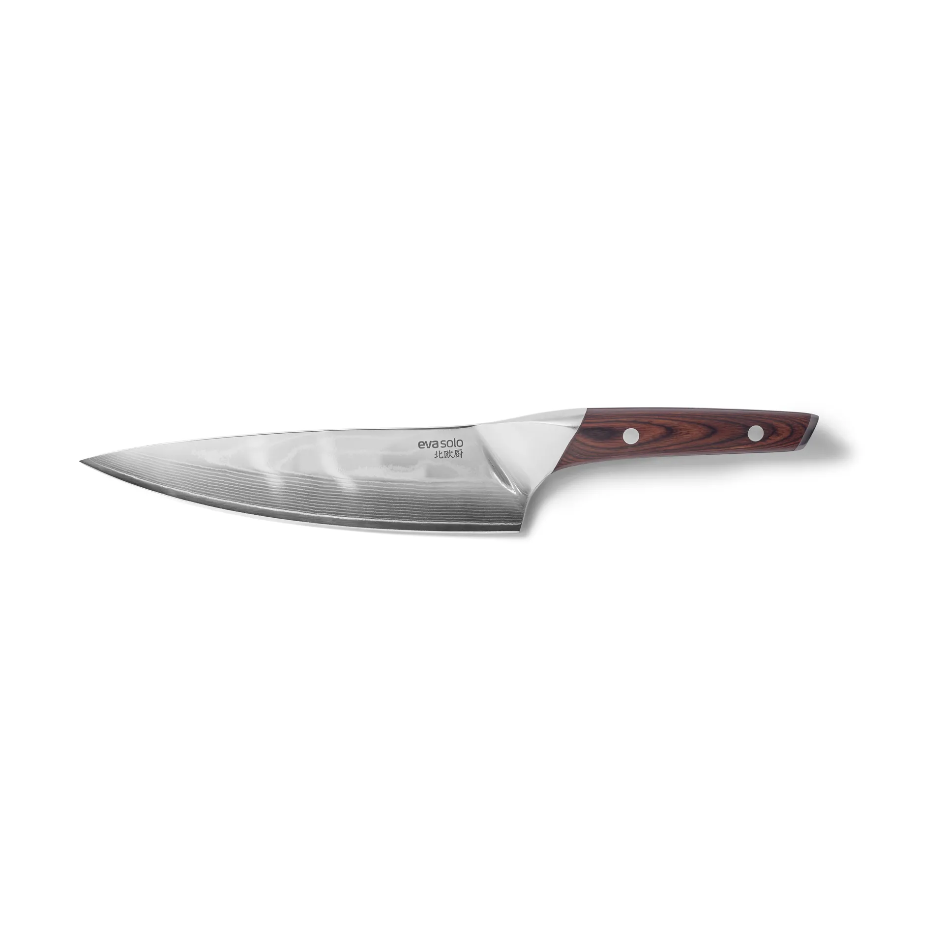 Nordic Kitchen faca de chef 20 cm, Aço damasco Eva Solo