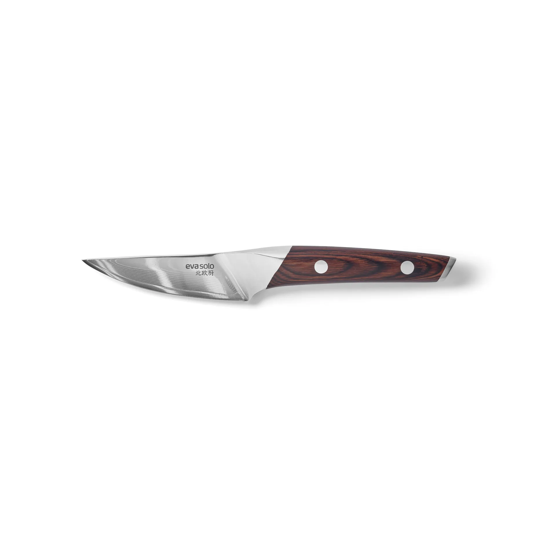 Nordic Kitchen faca de ervas 9 cm, Aço damasco Eva Solo