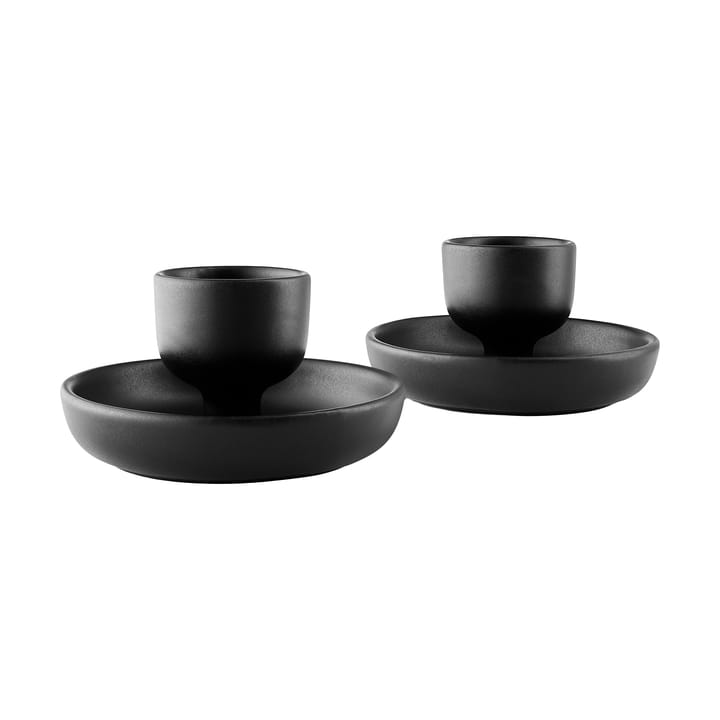 Nordic kitchen porta-ovos 2 unidades, Preto Eva Solo