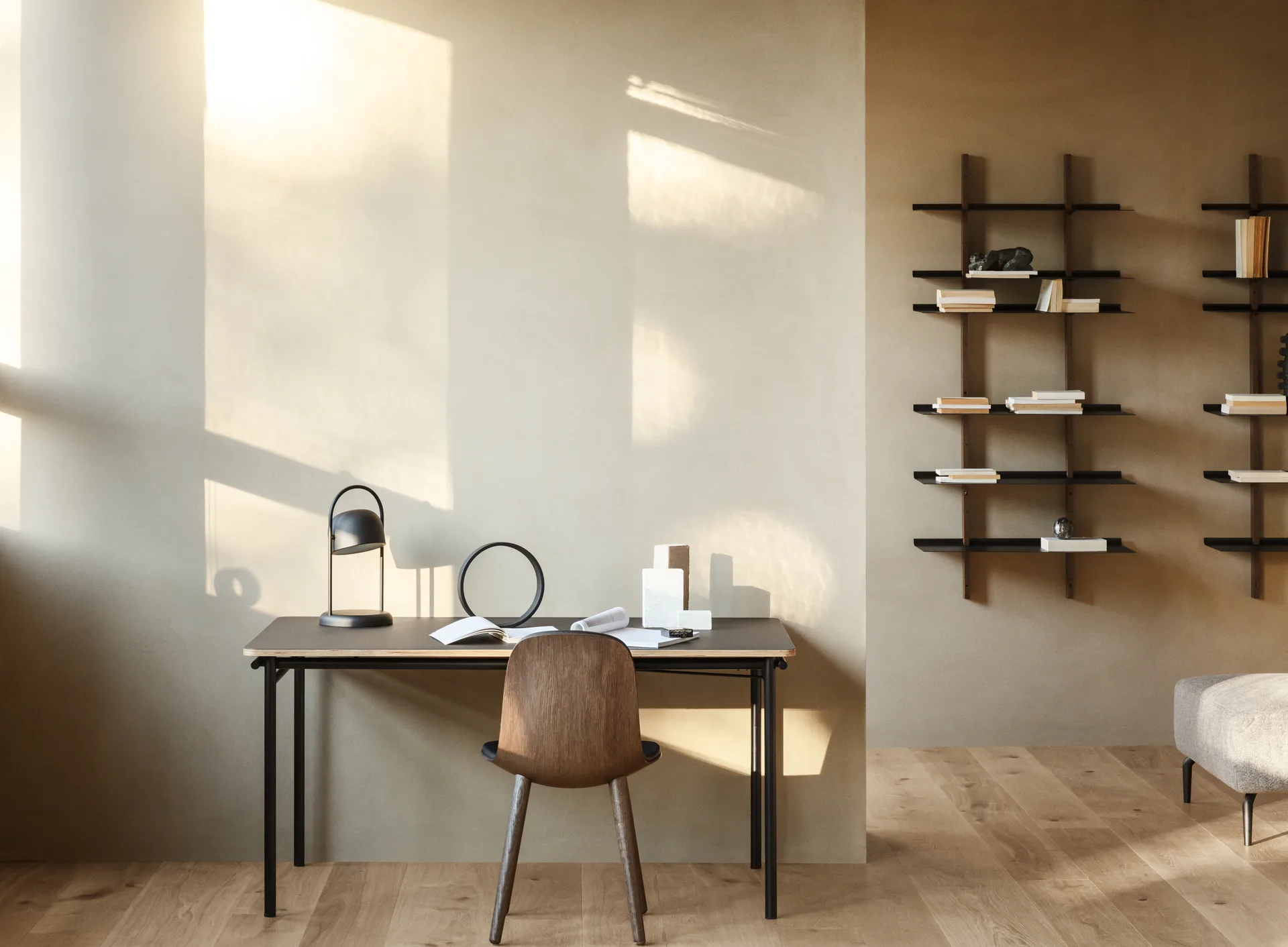 Quay candeeiro de mesa 40 cm, Preto Eva Solo