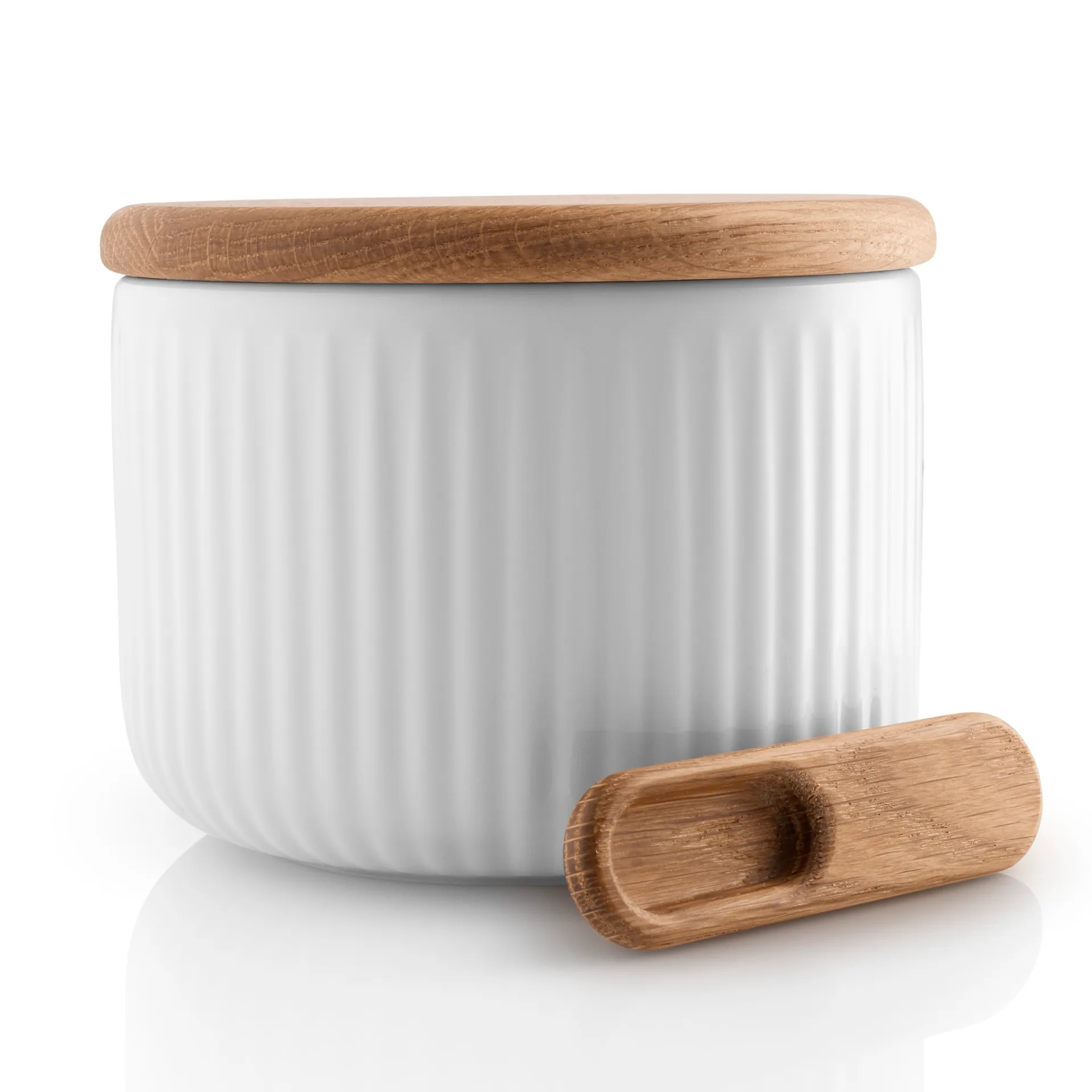 Saleiro com tigela Eva Trio Legio Nova, Branco Eva Solo