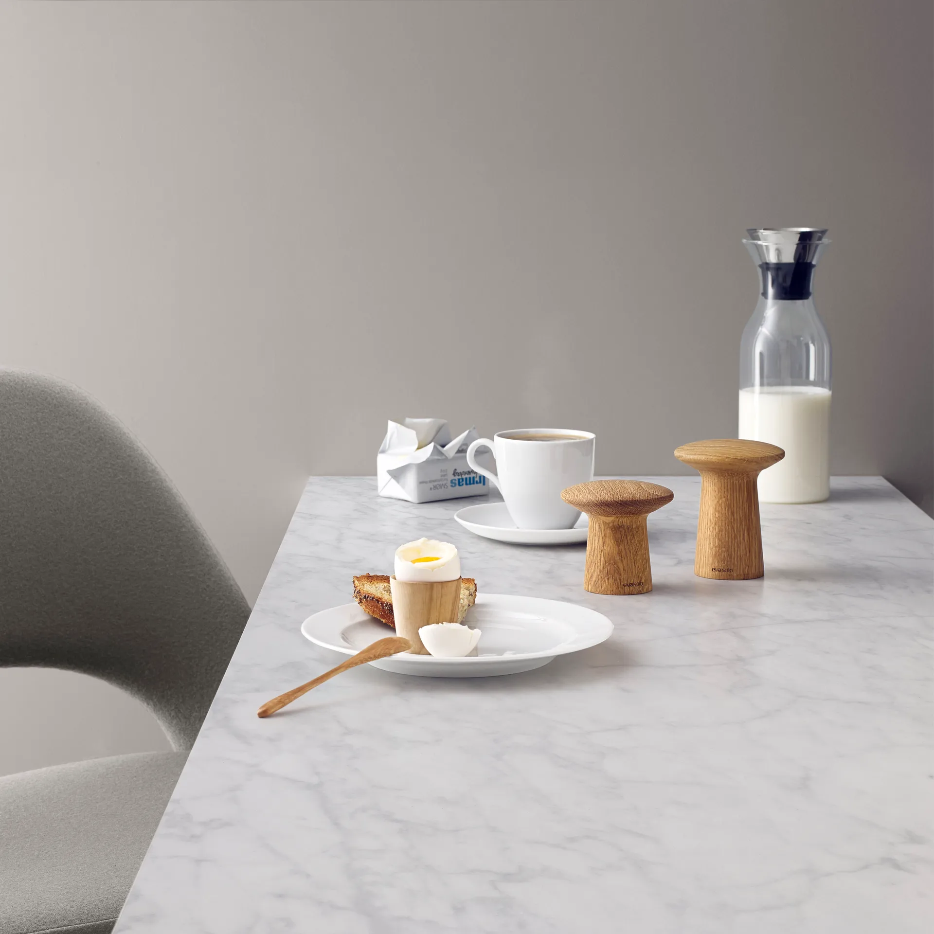 Saleiro e pimenteiro Eva Solo 7,5 cm, carvalho Eva Solo