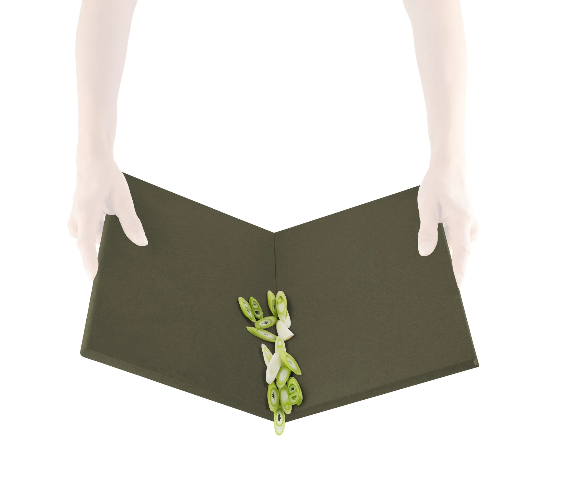 Tábua de cortar Green Tool DoubleUp , Verde Eva Solo