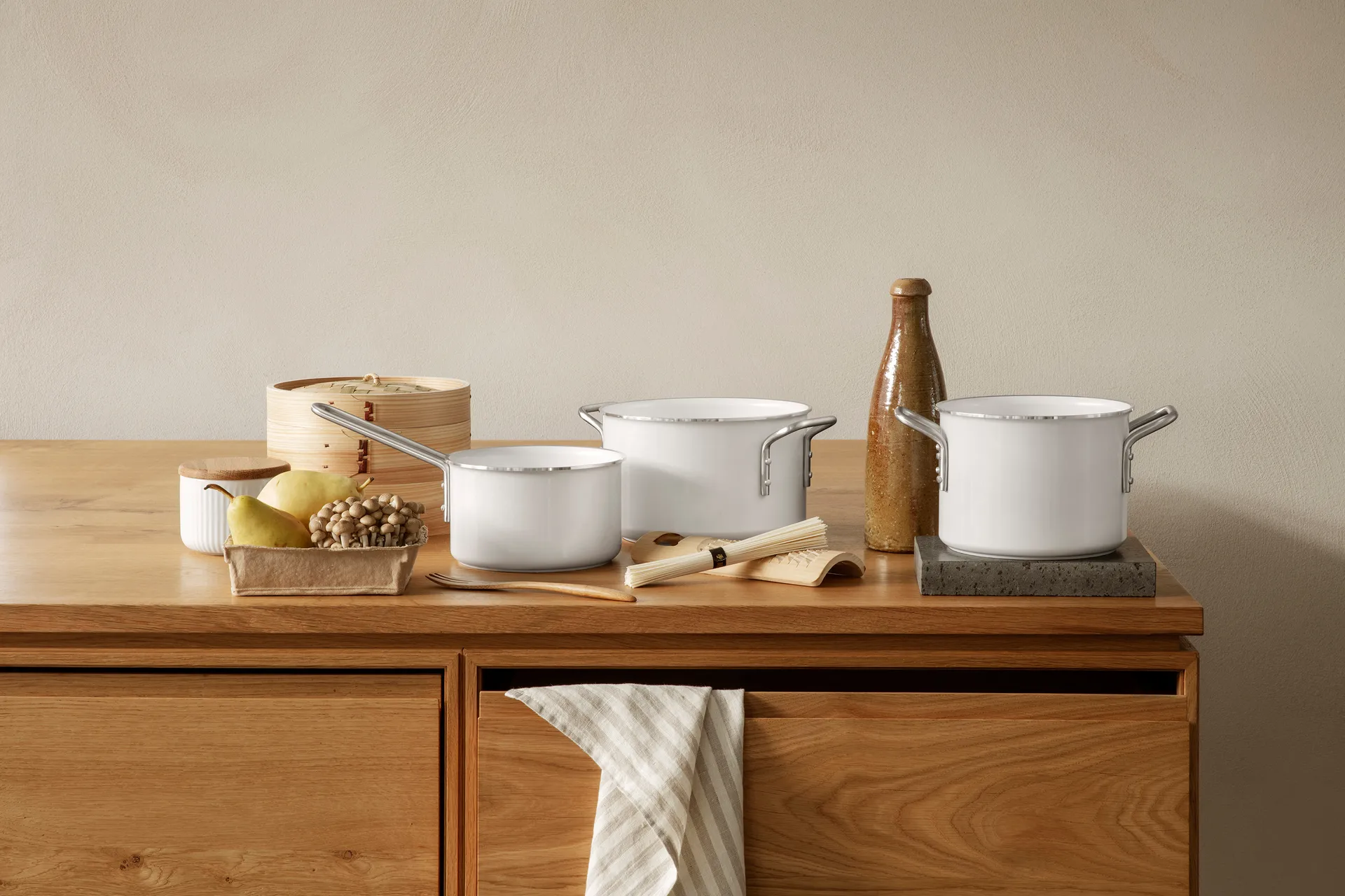 Tacho cerâmica Eva Trio White Line Slip-Let, 2,5 L Eva Solo