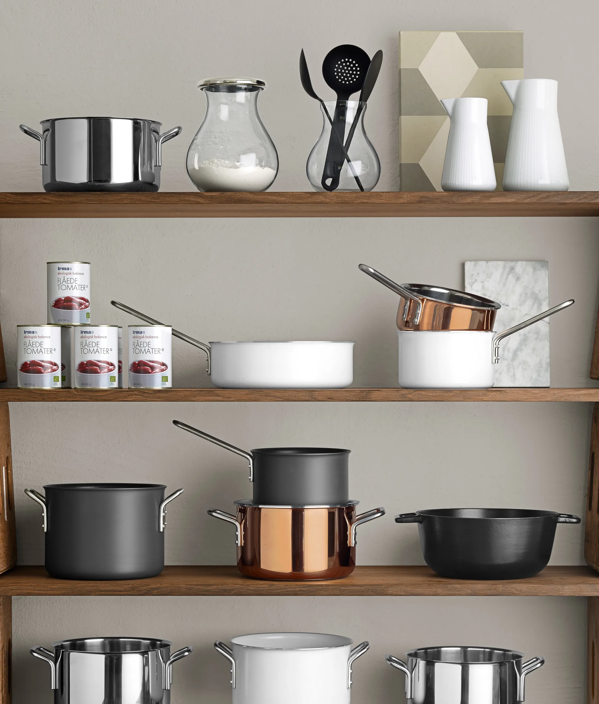 Tacho cerâmica Eva Trio White Line Slip-Let, 7 L Eva Solo