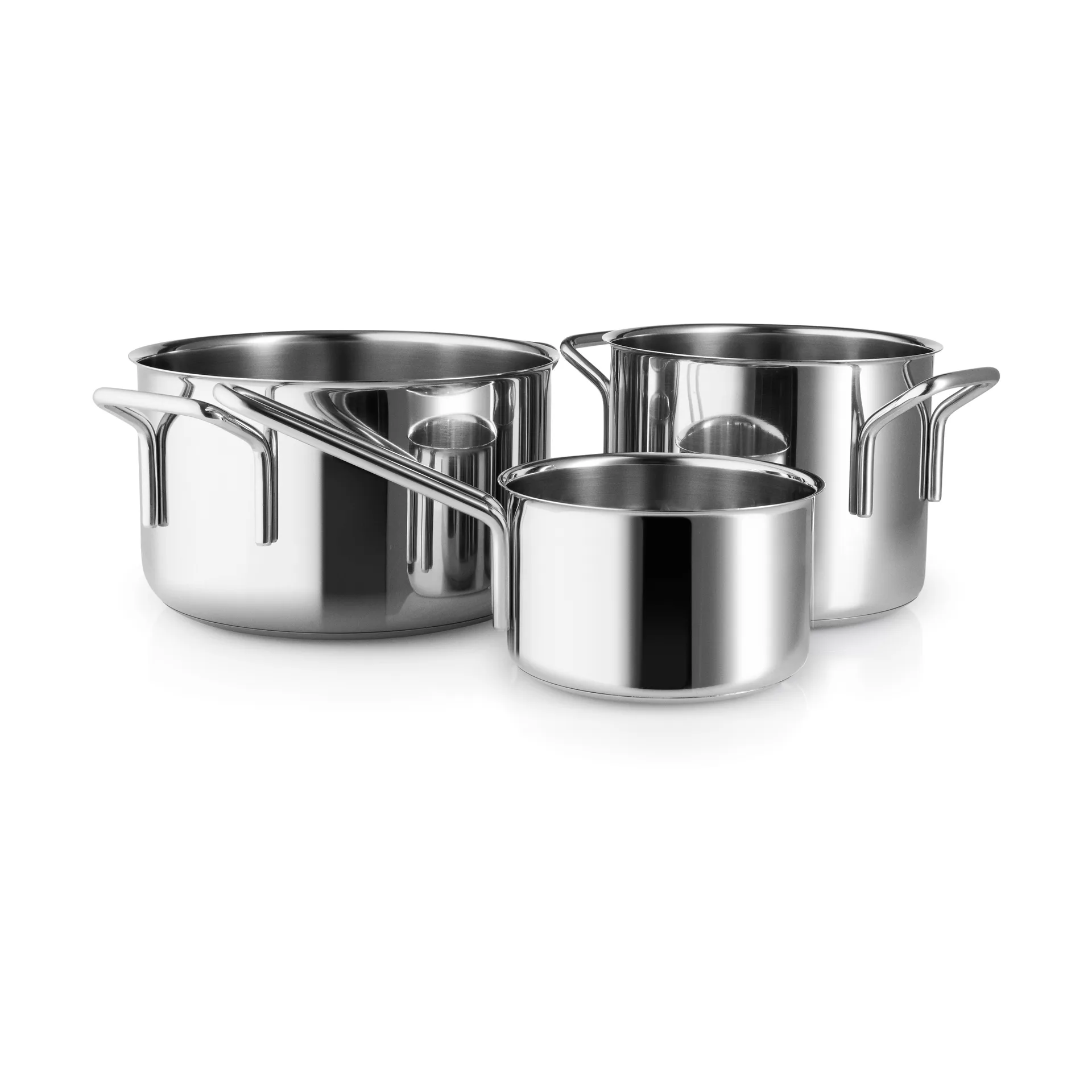 Tachos Eva Trio Stainless Steel 3 peças, Aço inoxidável Eva Solo