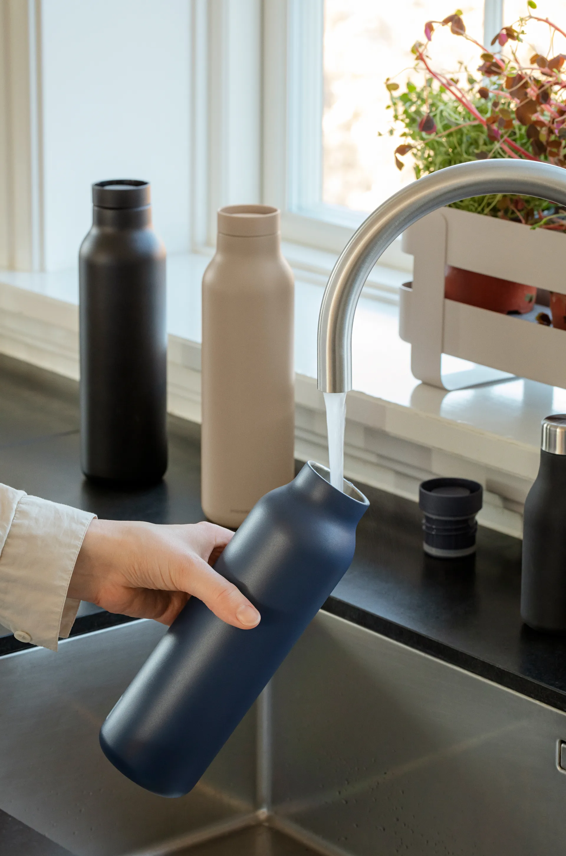 Urban garrafa térmica 0,7 L, Preto Eva Solo