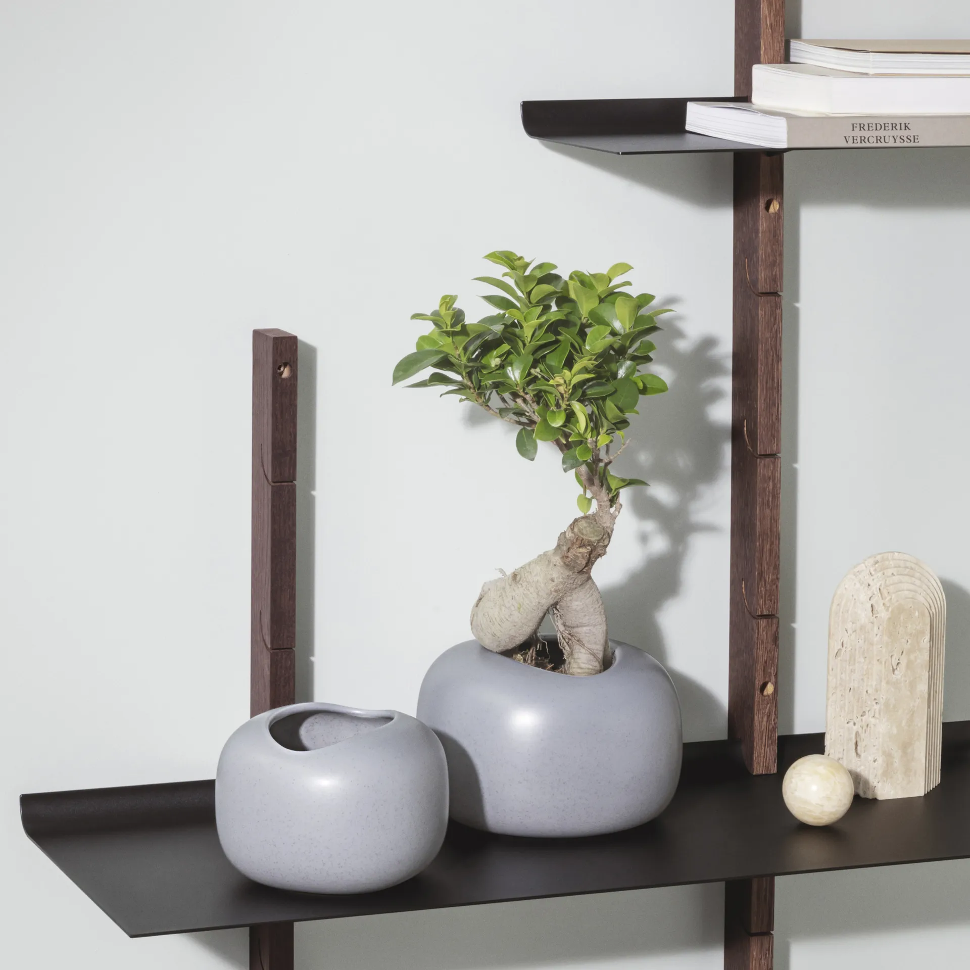 Vaso de flores Stone Ø16 cm, Cinza Eva Solo
