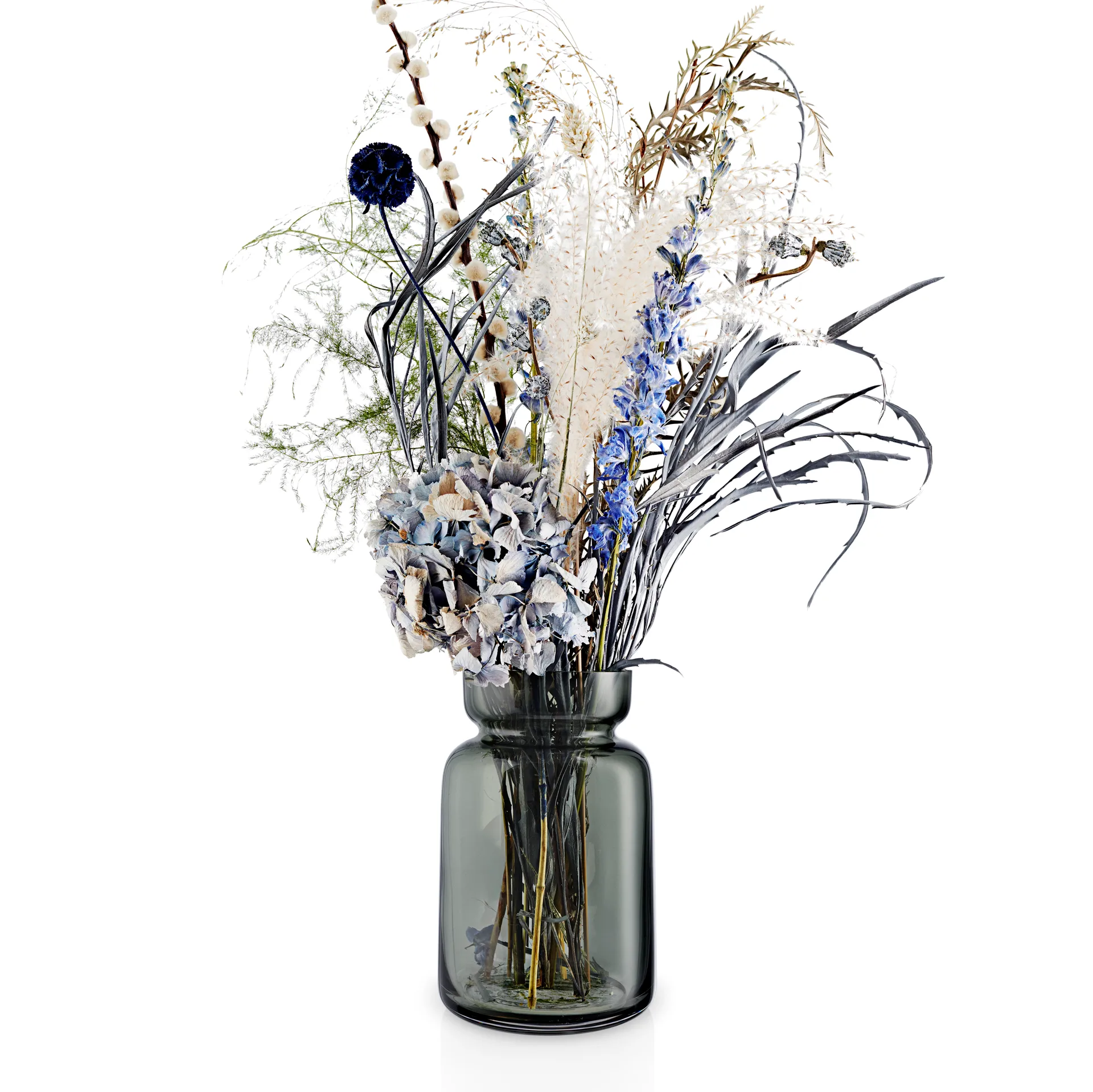 Vaso de vidro Silhouette smokey grey, 18,5 cm Eva Solo