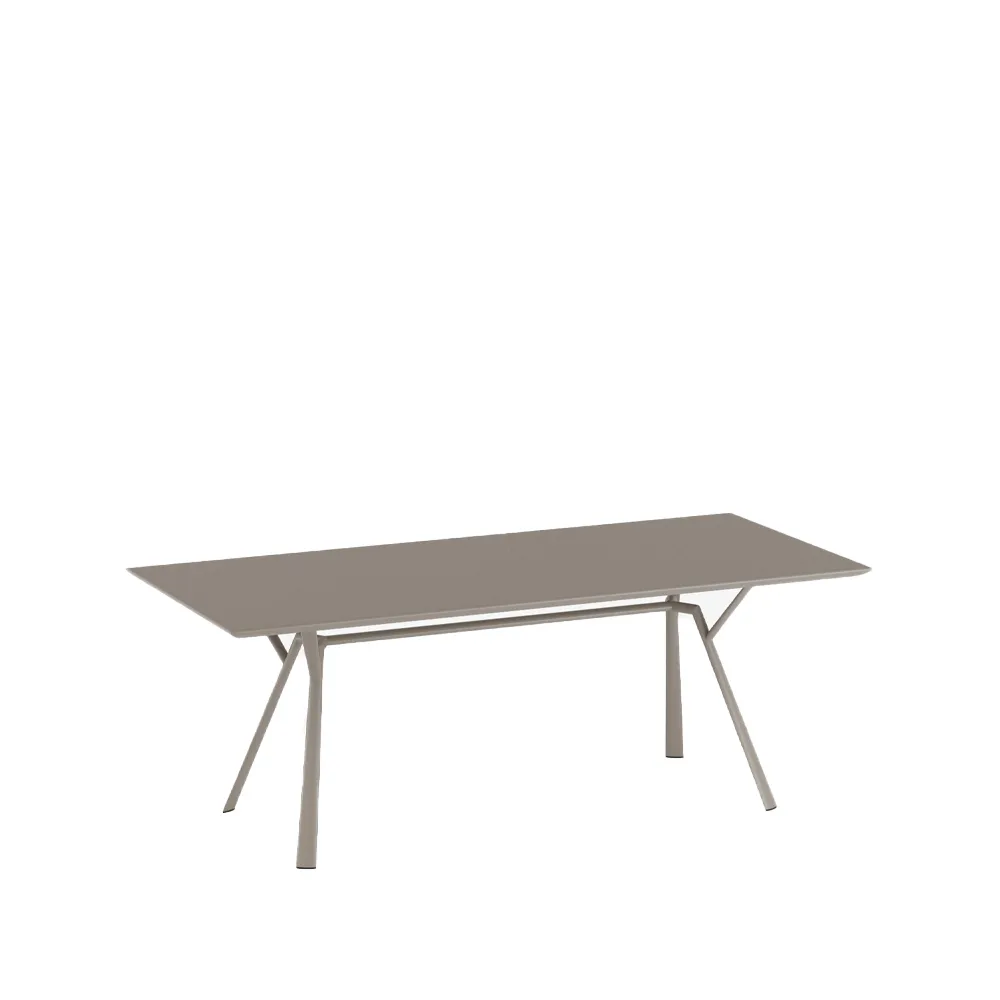 Mesa Radice Quadra, Pearly gold, 90x200 cm Fast