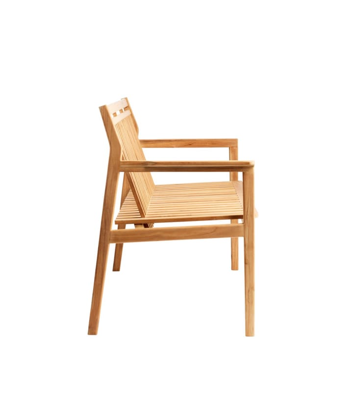 Banco de 2 lugares M12 Sammen, Teak-non treated FDB Møbler