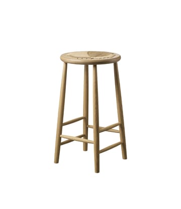 Banquinho J165C 65 cm - Oak nature lacquered-nature - FDB Møbler