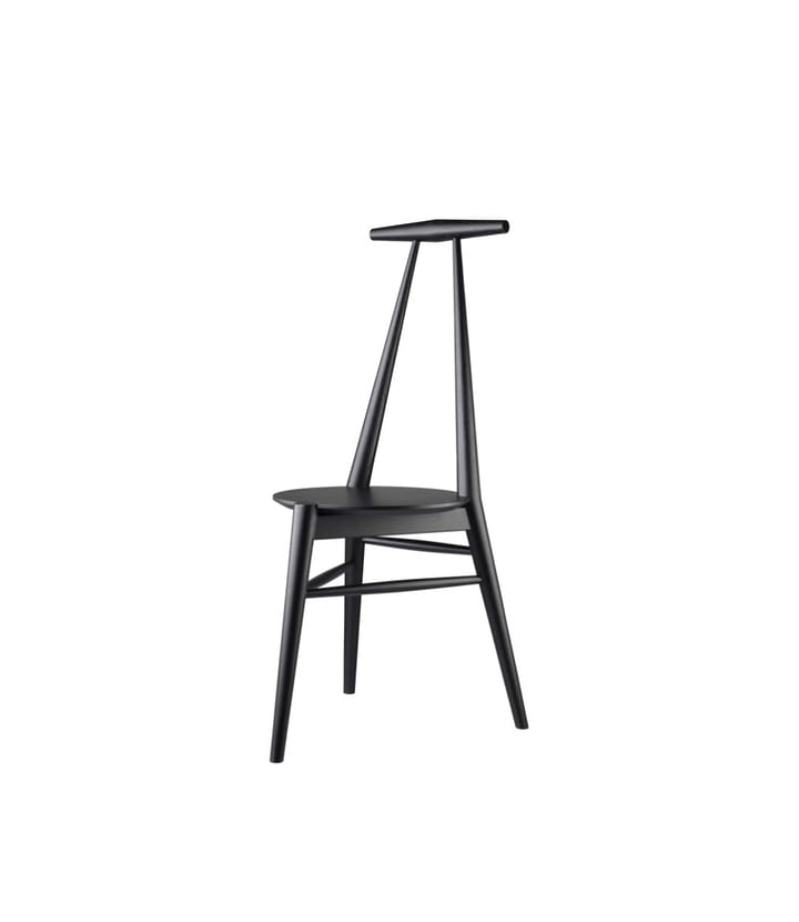 Cadeira Anker J157, Oak black lacquered FDB Møbler