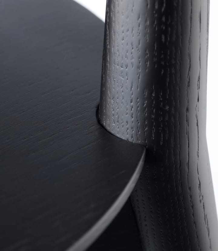 Cadeira Anker J157, Oak black lacquered FDB Møbler