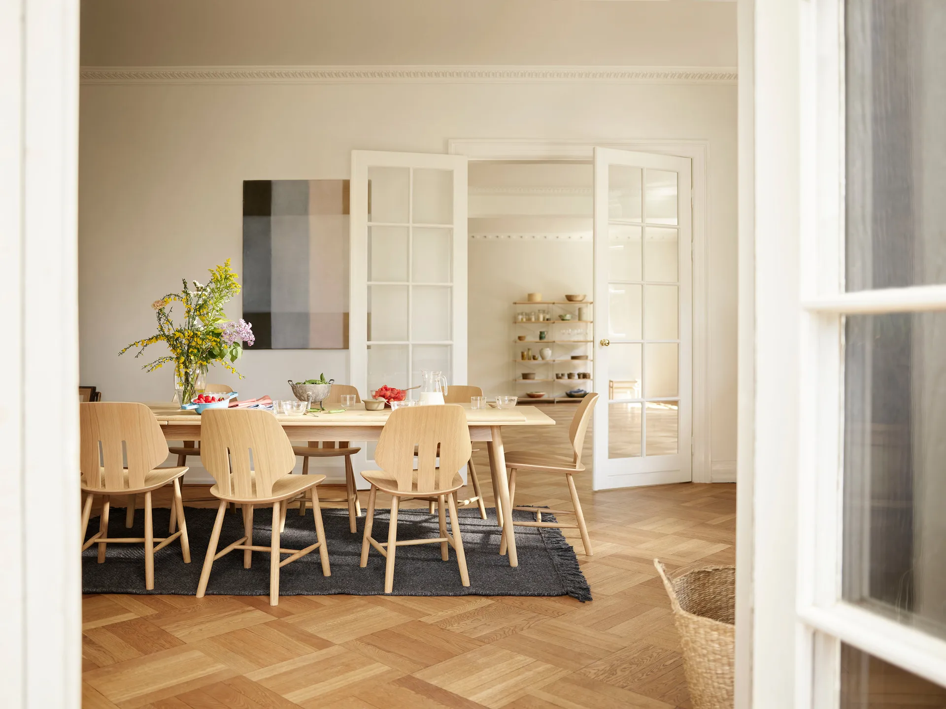 Cadeira J67, Oak Nature Lacquered waterbased FDB Møbler
