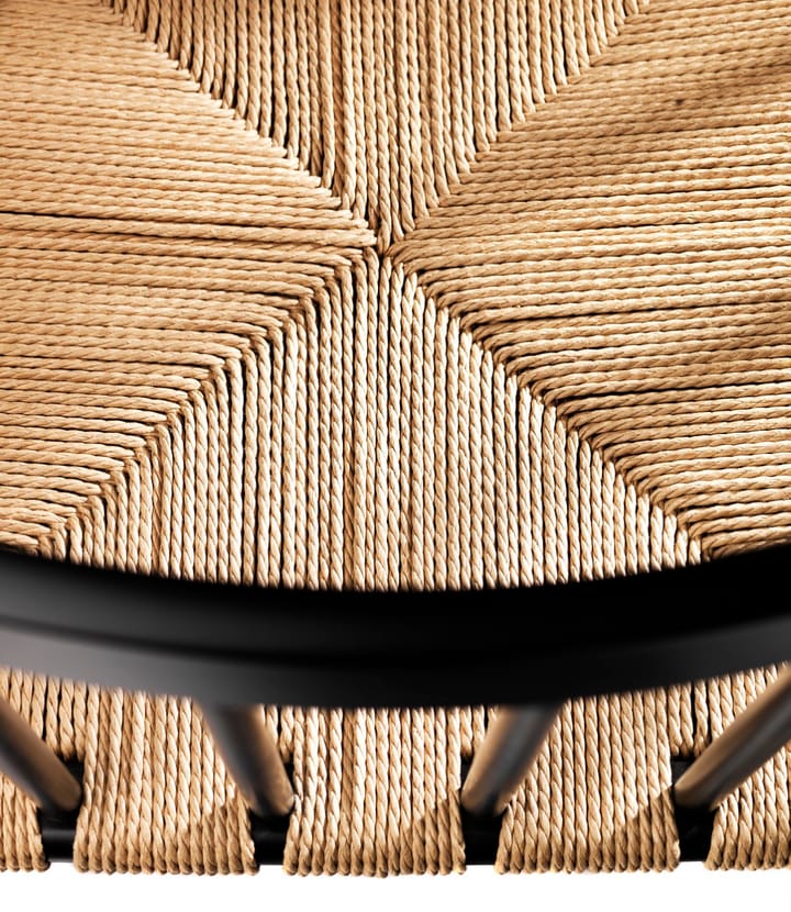 Cadeira J81 com Braços, Nature-beech black painted FDB Møbler