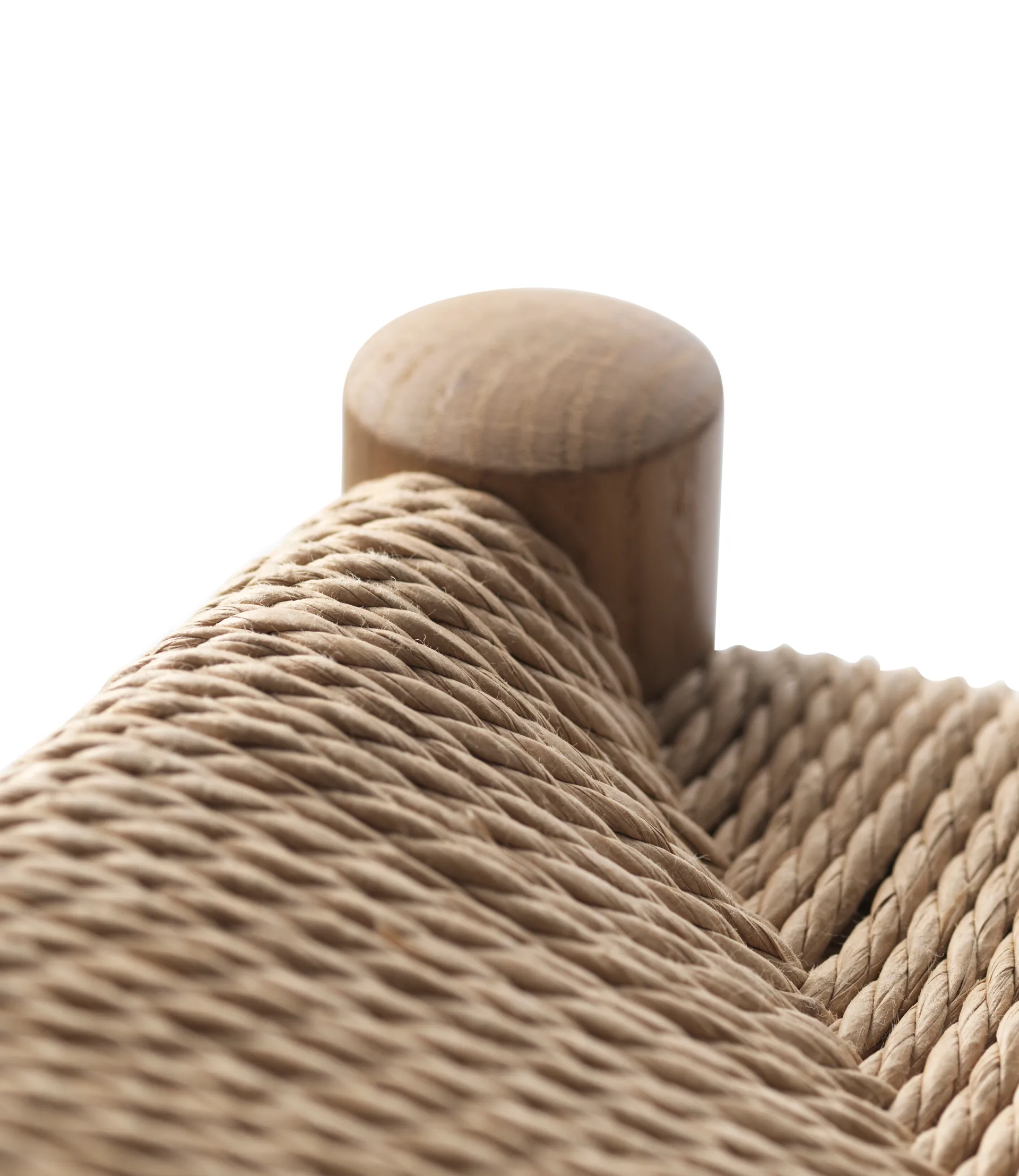 J164C Banquinho Quadrada para Bar, Oak nature lacquered FDB Møbler