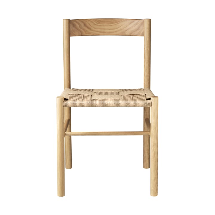 J178 Lønstrup cadeira v2 - Carvalho natural envernizado-corda de papel - FDB Møbler