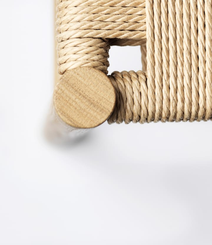 J178 Lønstrup cadeira v2, Carvalho natural envernizado-corda de papel FDB Møbler