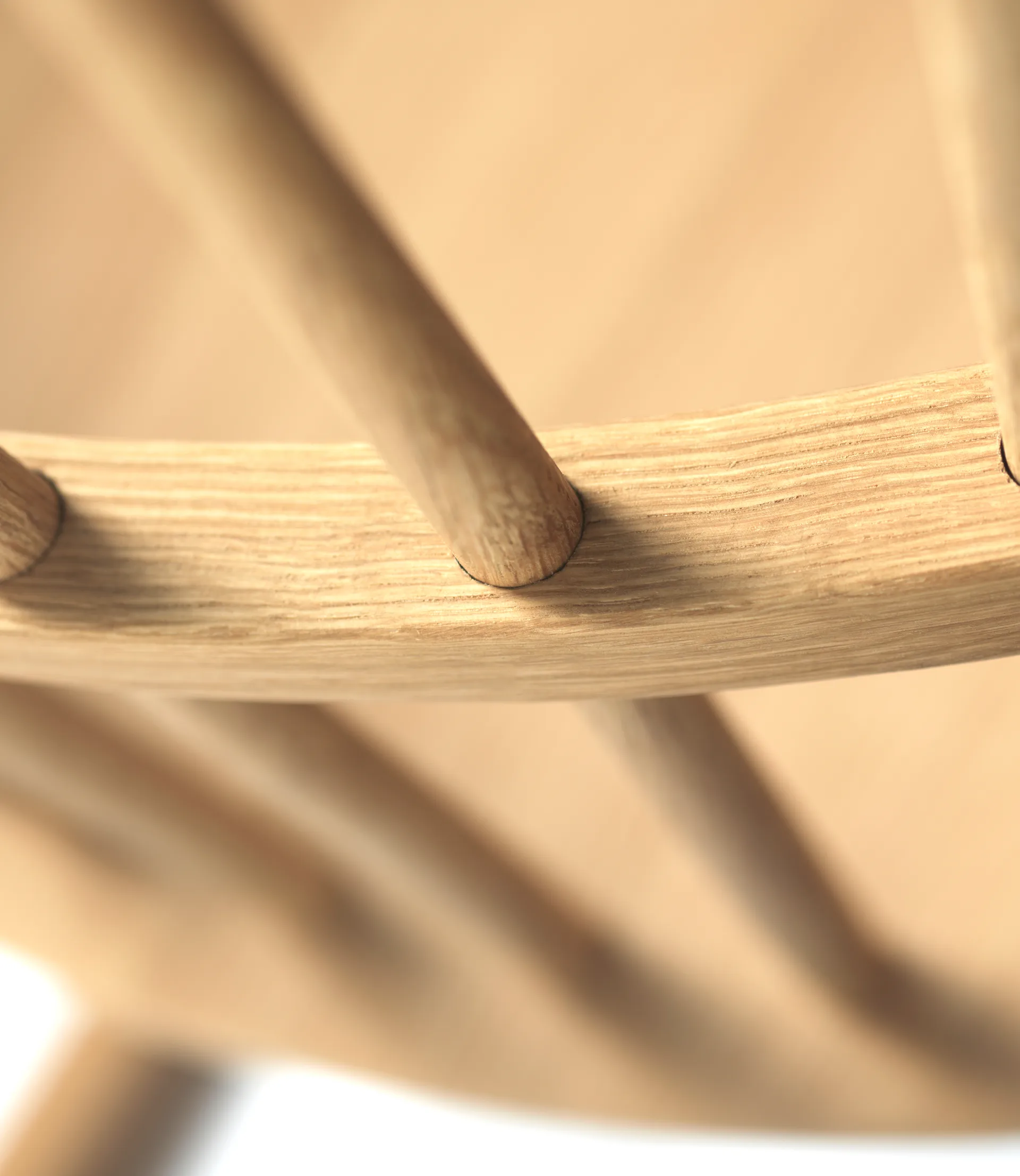 J52G cadeira de balanço , Carvalho natural óleo FDB Møbler