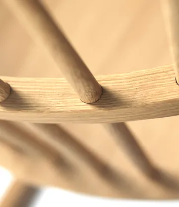 J52G cadeira de balanço  - Carvalho natural óleo - FDB Møbler