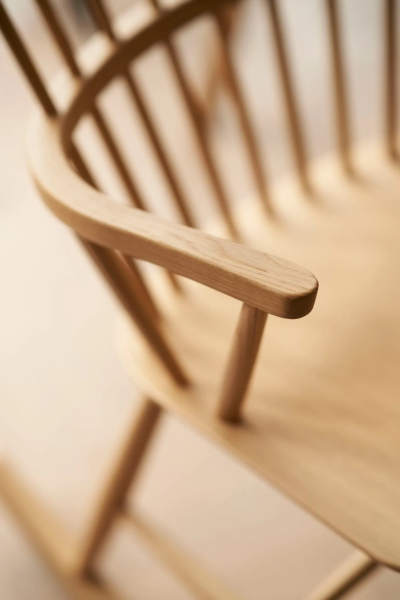 J52G cadeira de balanço , Carvalho natural óleo FDB Møbler