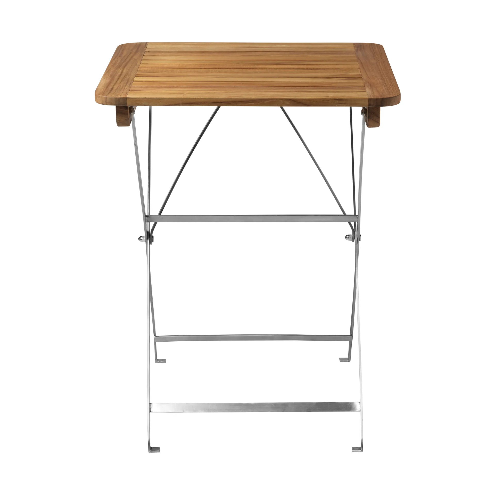 M26 Lilleø mesa de varanda, Teca-aço inoxidável FDB Møbler