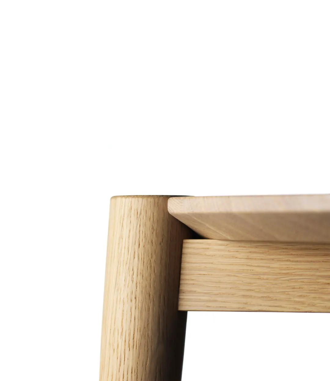 Mesa de centro Søs D102 Ø70 cm, Oak nature lacquered FDB Møbler