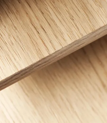 Mesa de jantar C35AH extrato holandês 82x82 cm - Oak nature-oak nature lacquered - FDB Møbler
