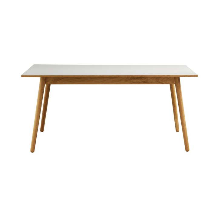 Mesa de jantar C35B 82x160 cm - Light grey-oak nature lacquered - FDB Møbler