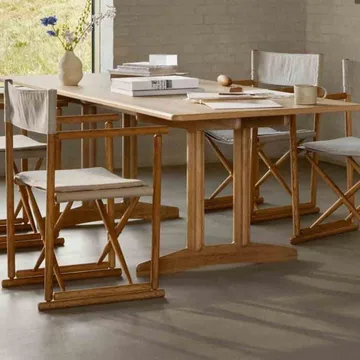 Mesa de jantar C64 Shaker 90x180 cm - Oak nature oiled - FDB Møbler