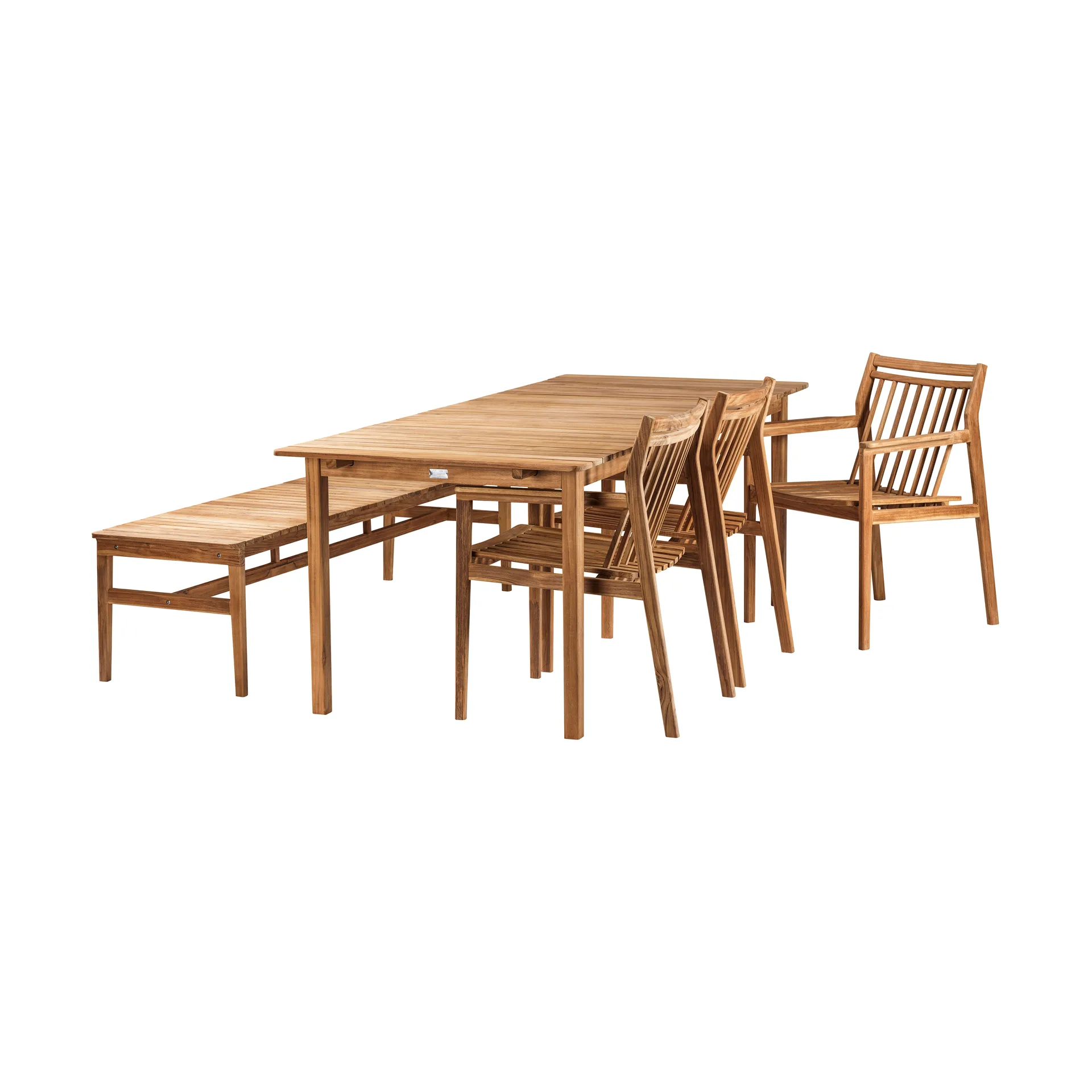 Mesa de jardim M2 Sammen, Teak-nature oiled FDB Møbler