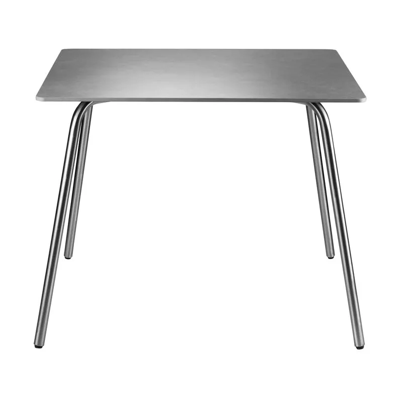 Mesa de Jardim M21 Teglgård 90x90 cm, Stone-stainless steel FDB Møbler