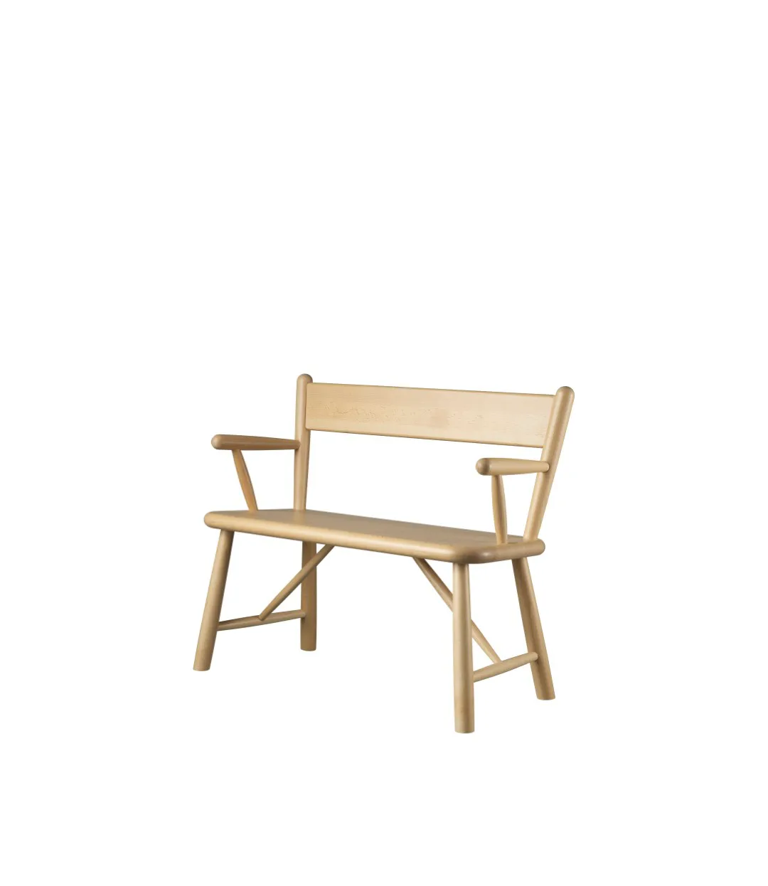 P11 banco infantil, Beech nature lacquered FDB Møbler