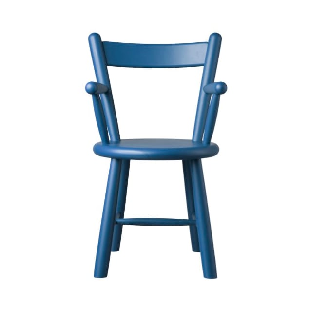 P9 cadeira infantil - Beech blue painted - FDB Møbler