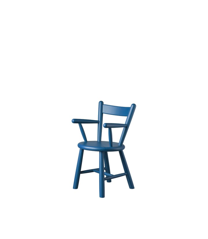 P9 cadeira infantil, Beech blue painted FDB Møbler