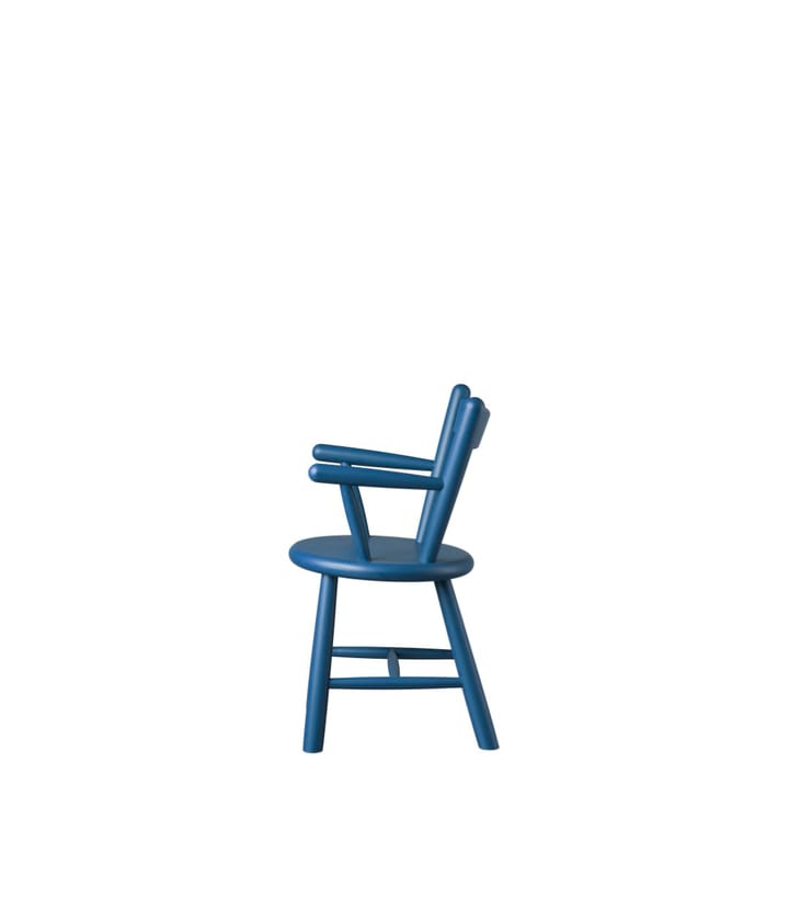 P9 cadeira infantil, Beech blue painted FDB Møbler