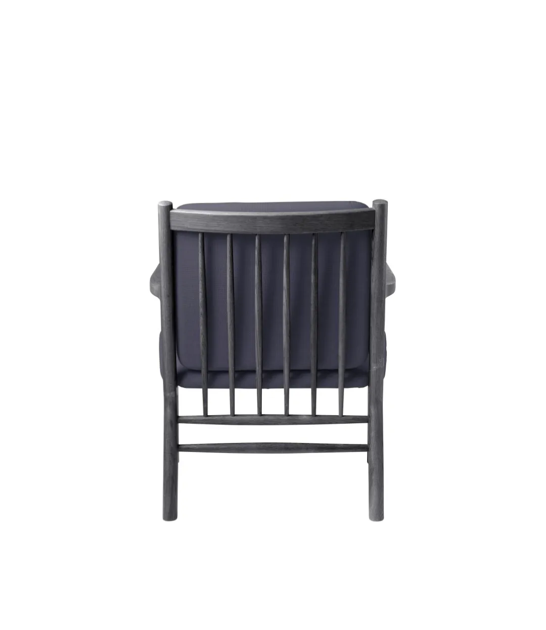 Poltrona J147, Oak black painted-dark blue FDB Møbler