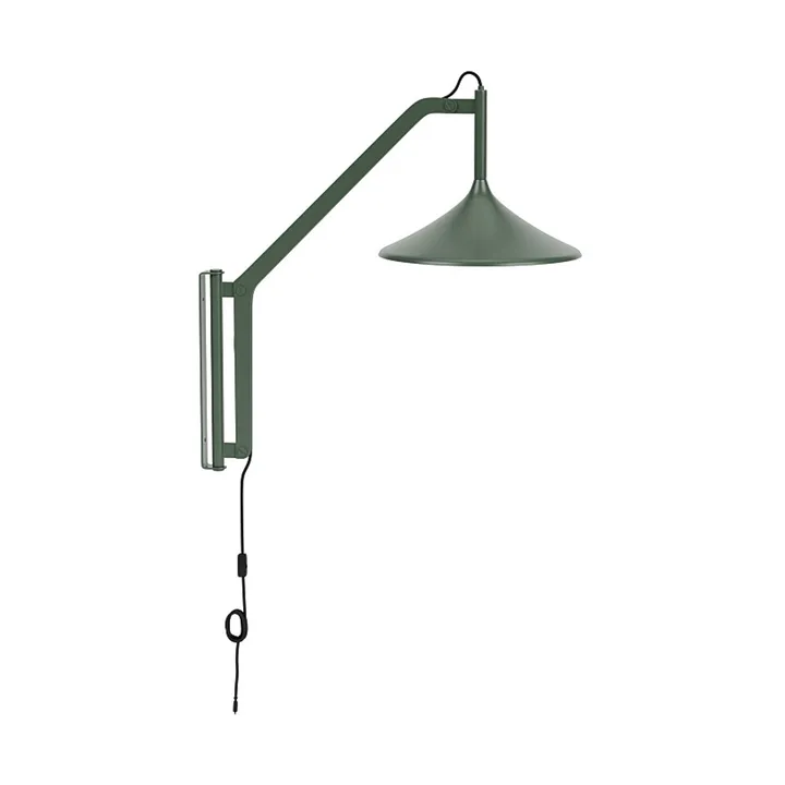 U18 Hasle candeeiro de parede - Olive green, 67,5 cm - FDB Møbler