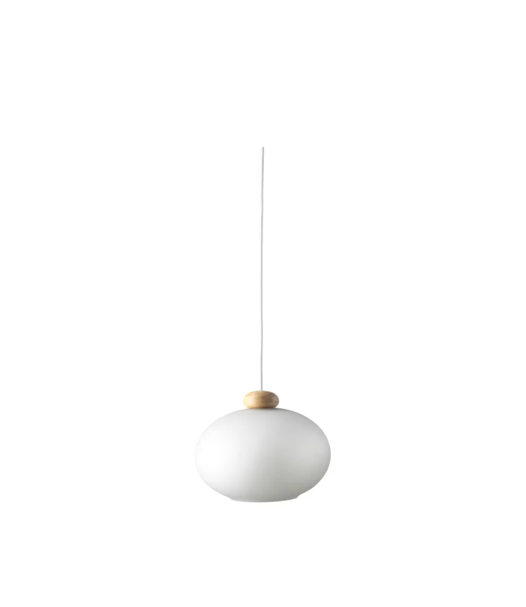 U2 Hiti pendente, Opal-oak nature lacquered FDB Møbler