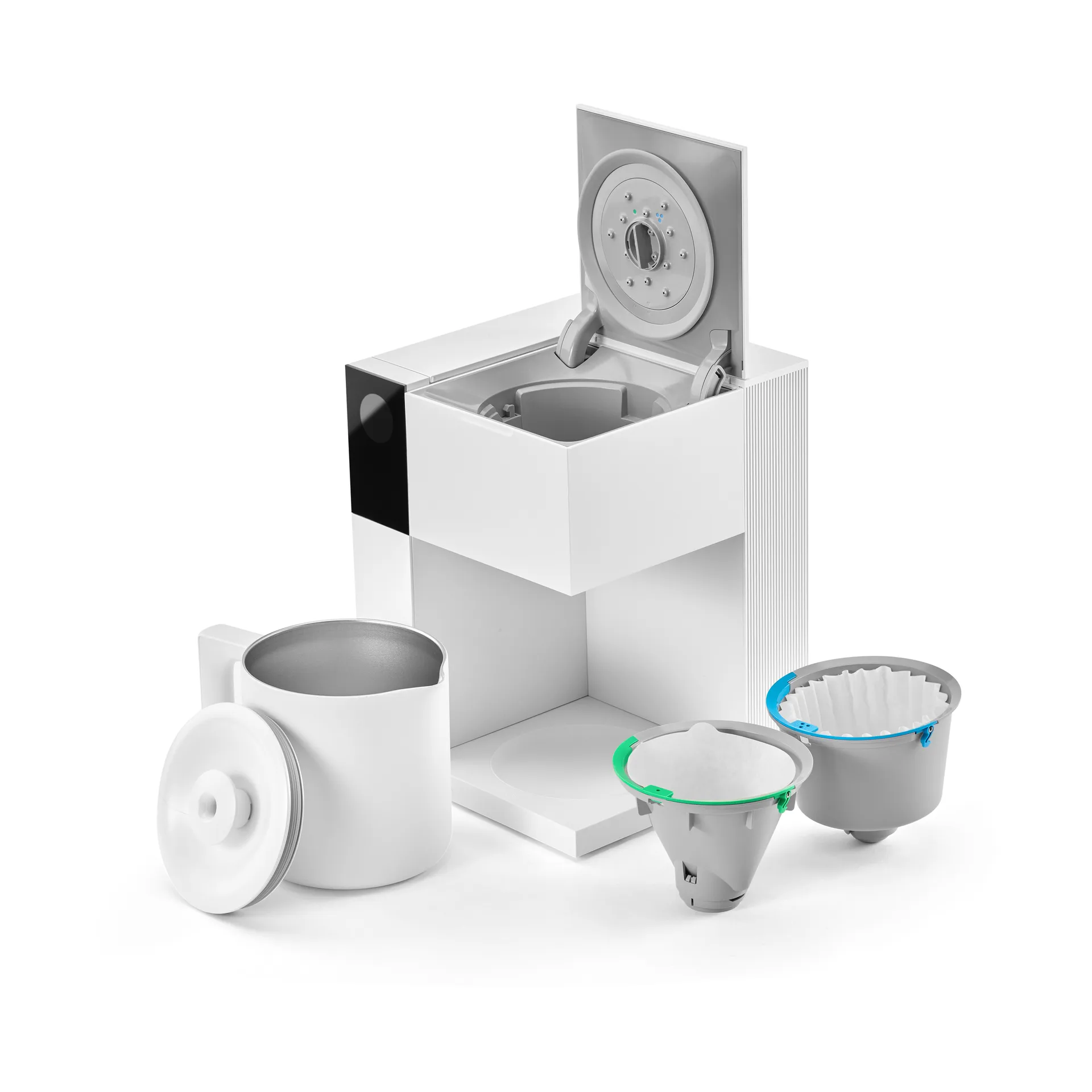 Aiden Precision máquina de café, Branco mate Fellow